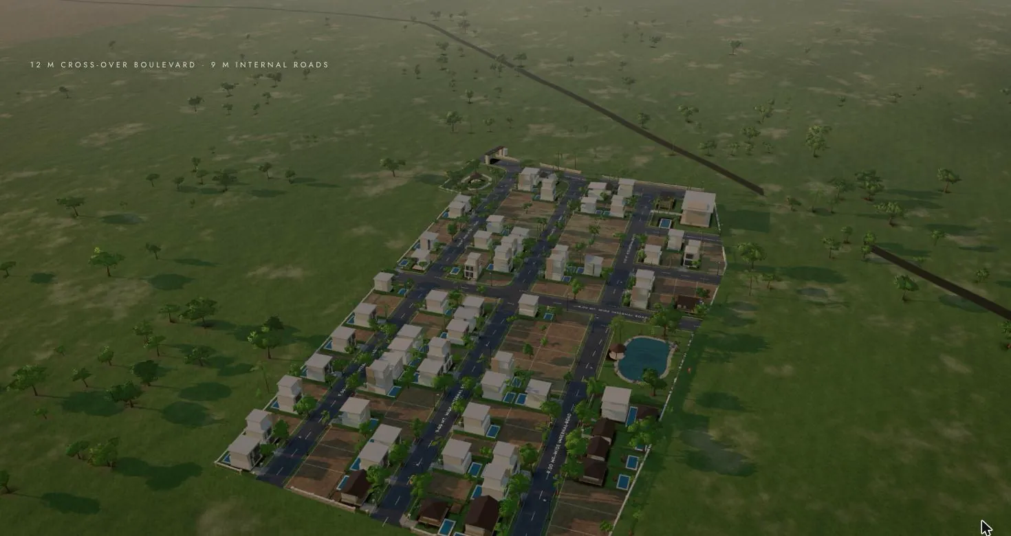 The Bhadabhid masterplan as an interactive 3D world