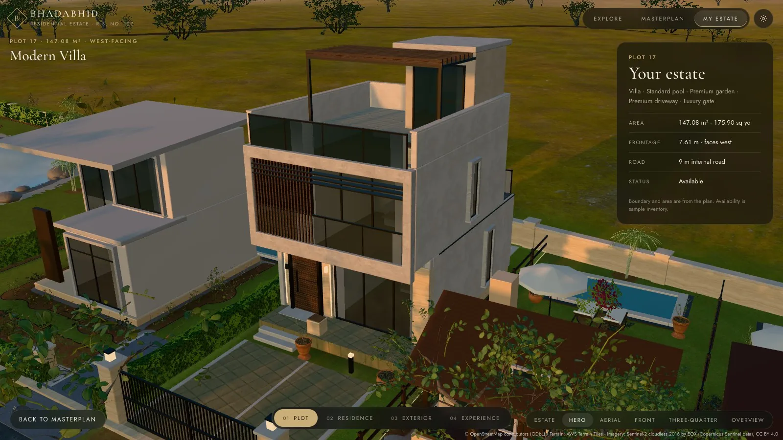 The finished estate